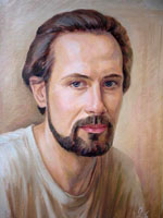 Чоловічий портрет живопис полотно олія