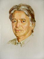 Мирослав Аронець, олійний портрет на картоні