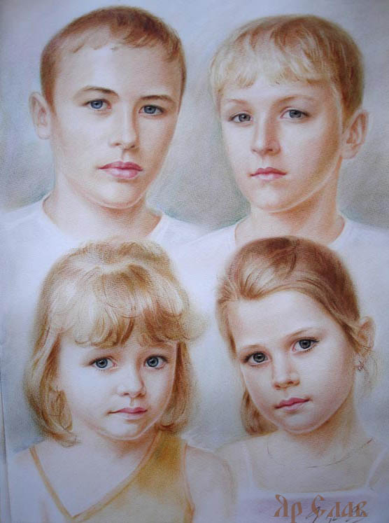 Сімейний дитячий портрет