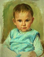 Дитячий олійний портрет 