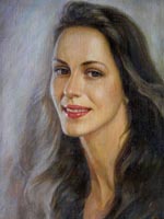 Портрет дівчини, художник-портретист Ярослав Ціко