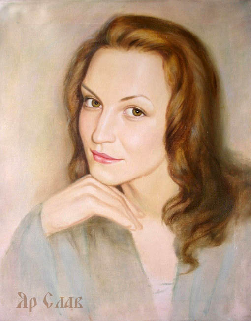 Сучасний жіночий портрет, живопис