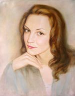 Жіночий портрет живопис полотно олія