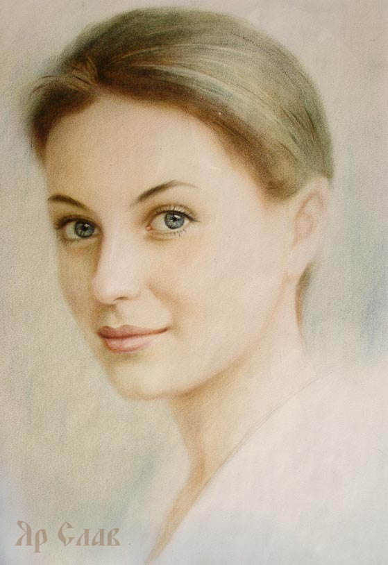 Портрет дівчини. Портретна галерея Ярослава Ціко